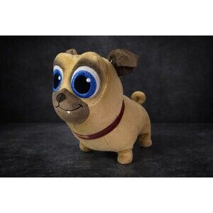 Disney Puppy Dog Pals Rolly Pug Plush 12” Disney Store Stuffed Animal Toy